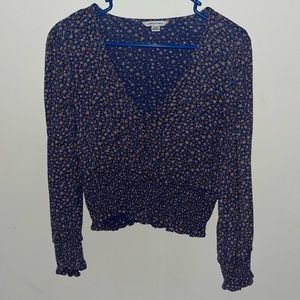American Eagle floral long sleeve